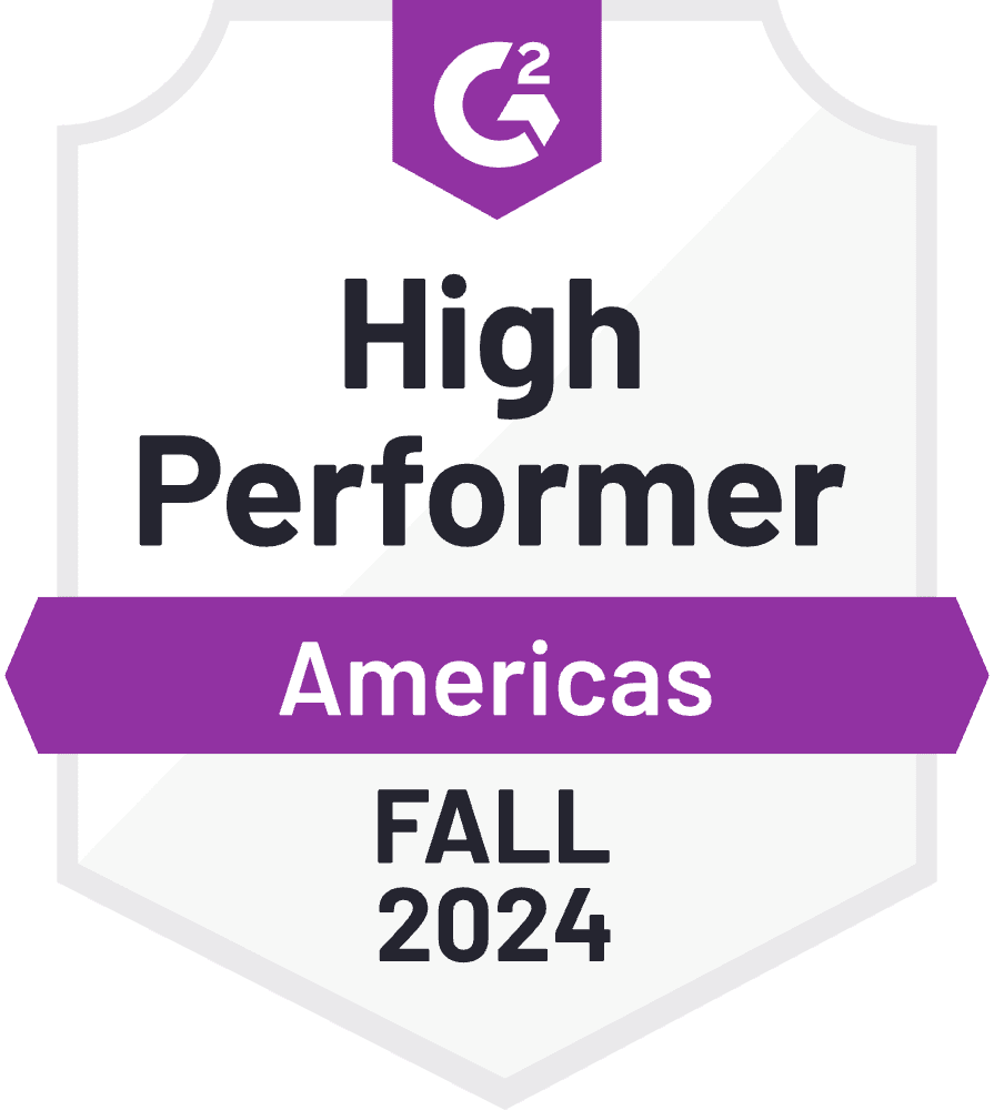 G2 Badge - High Performer Americas