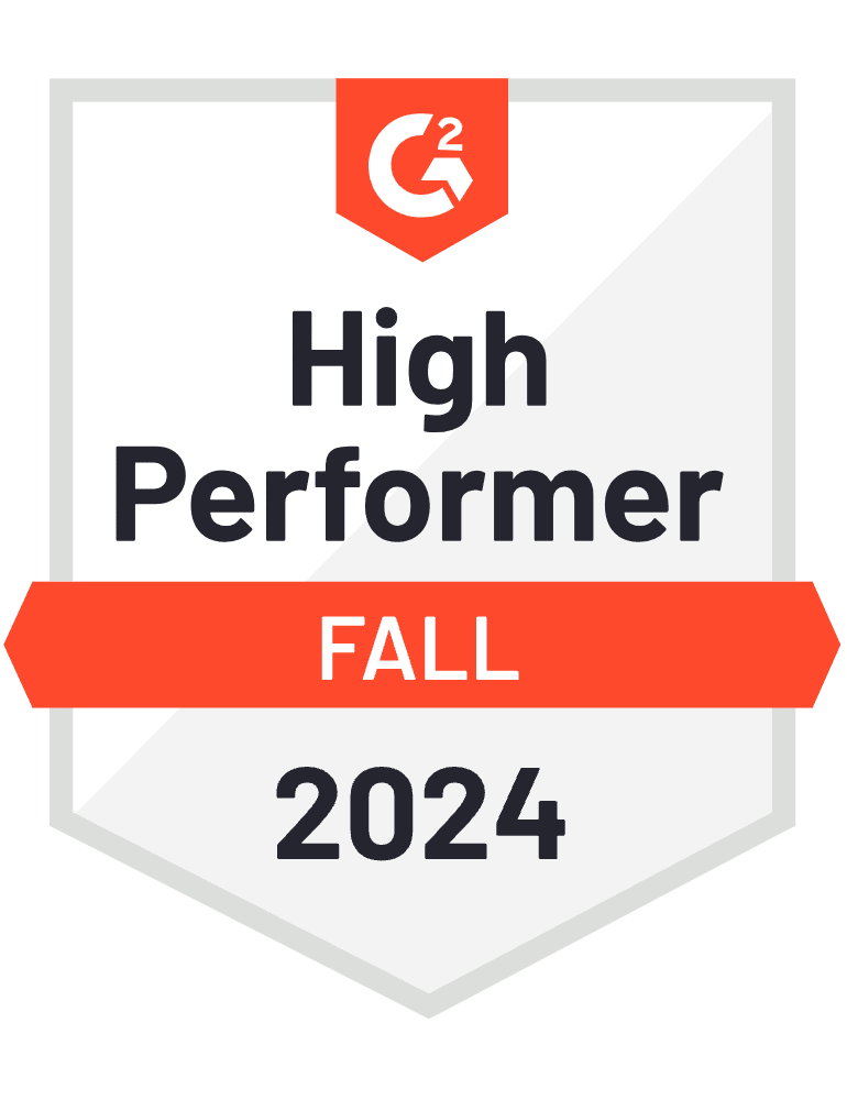 G2 Badge - Sales Engagement High Performer